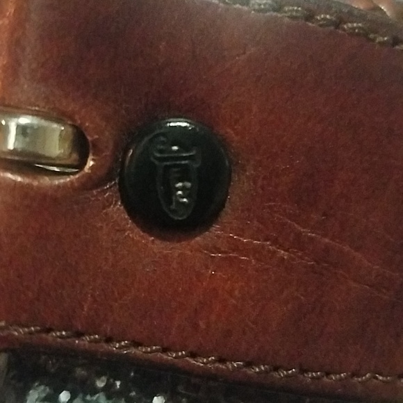 Justin western leather belt brown main image 5